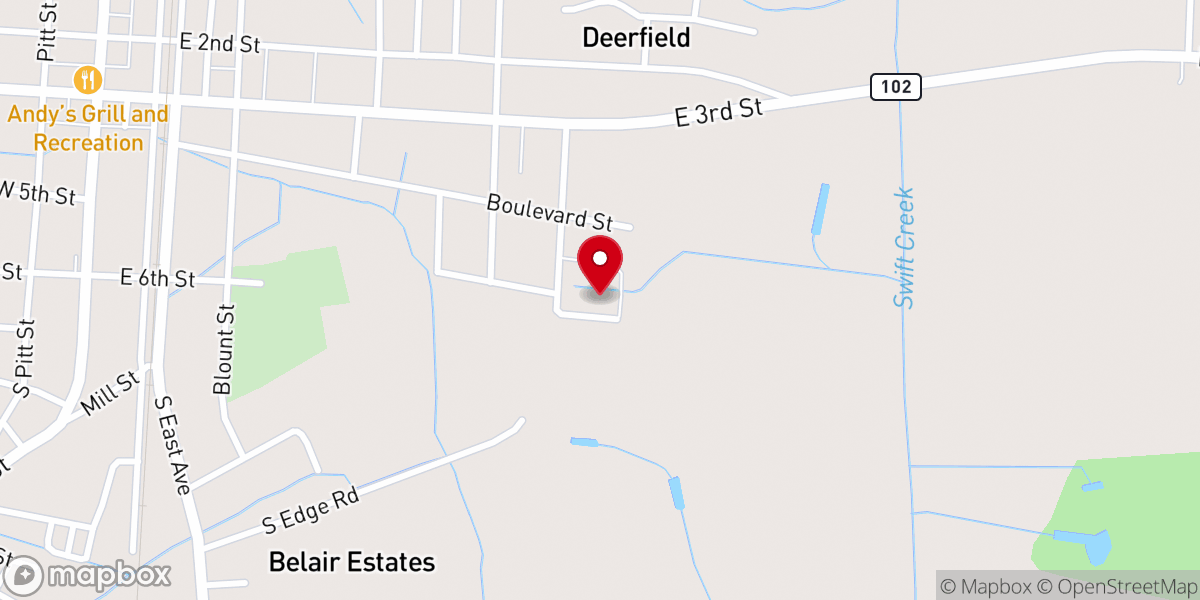 Map showing location of Anointed Ones Church of Deliverance International