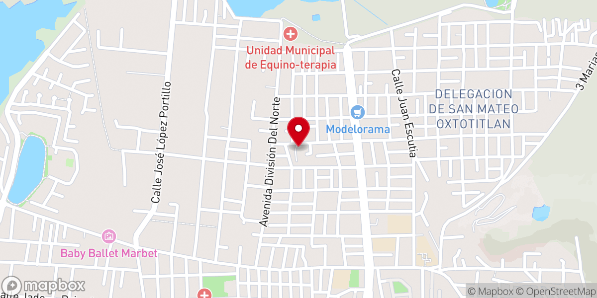 Map showing location of Iglesia Evangélica Cristiana Vida Eterna