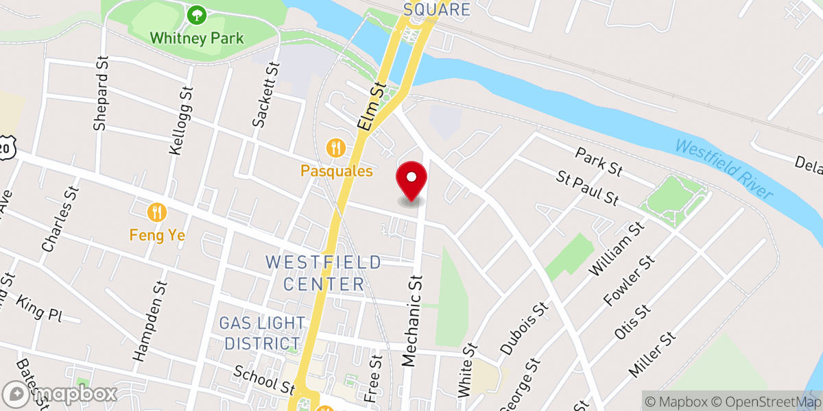 Map showing location of Saint Marys Parish Church