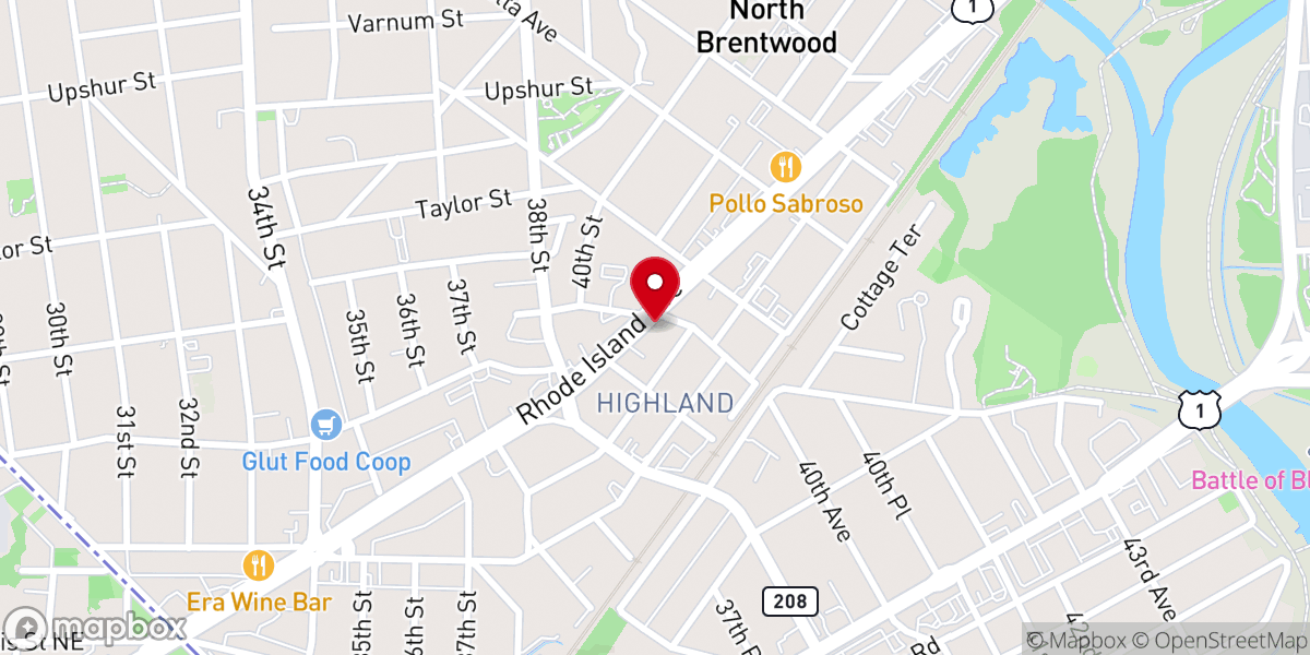 Map showing location of Bless The People Church Learning Center