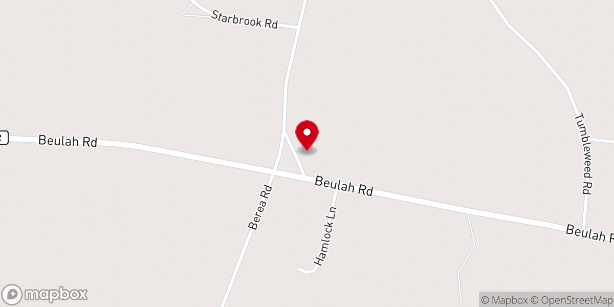 Map showing location of Berea Advent Christian Church