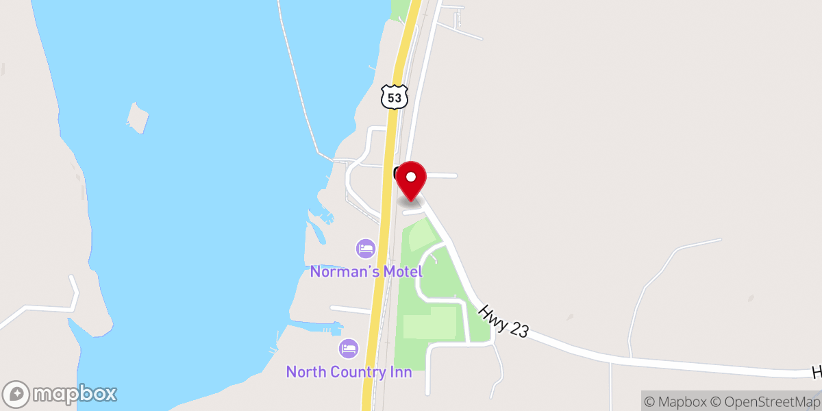 Map showing location of Calvary Lutheran Church