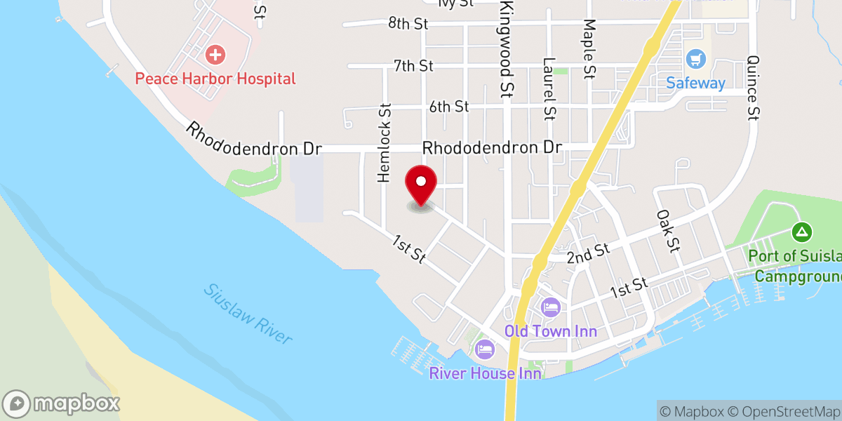 Map showing location of Florence Christian Church