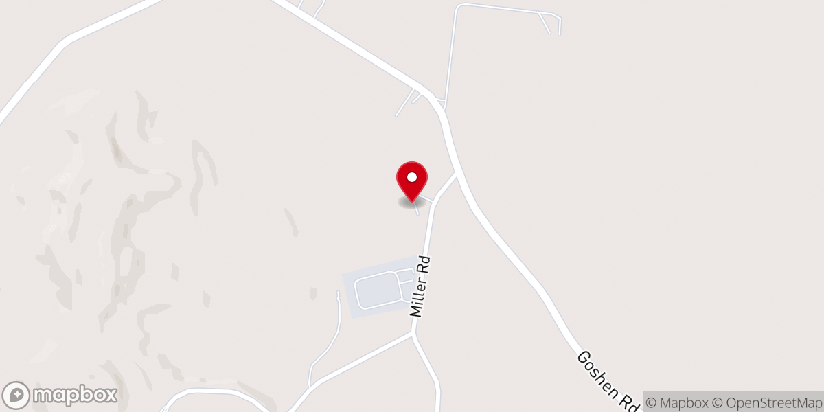Map showing location of Old King James Church