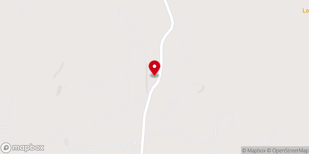 Map showing location of Cottonwood Baptist Church