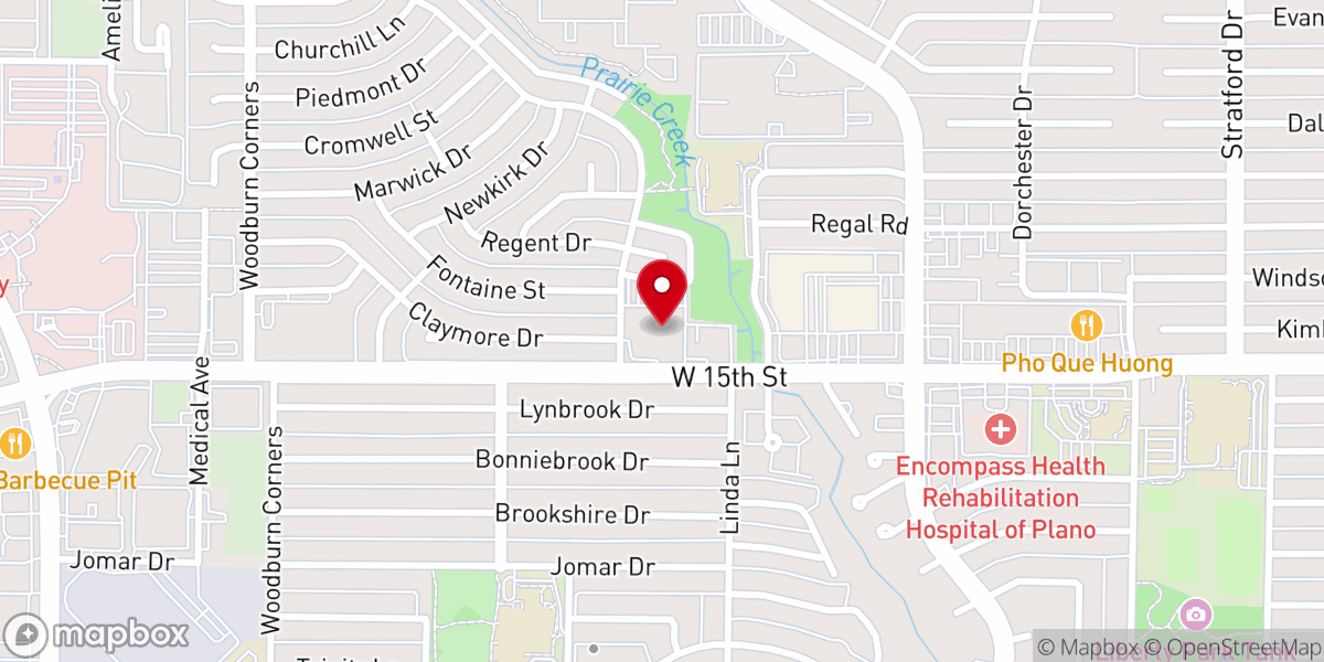 Map showing location of Regeneration Community Church