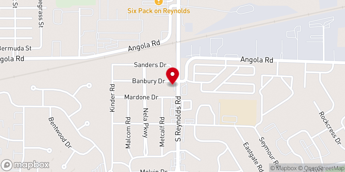 Map showing location of Kingdom Christian Book Store