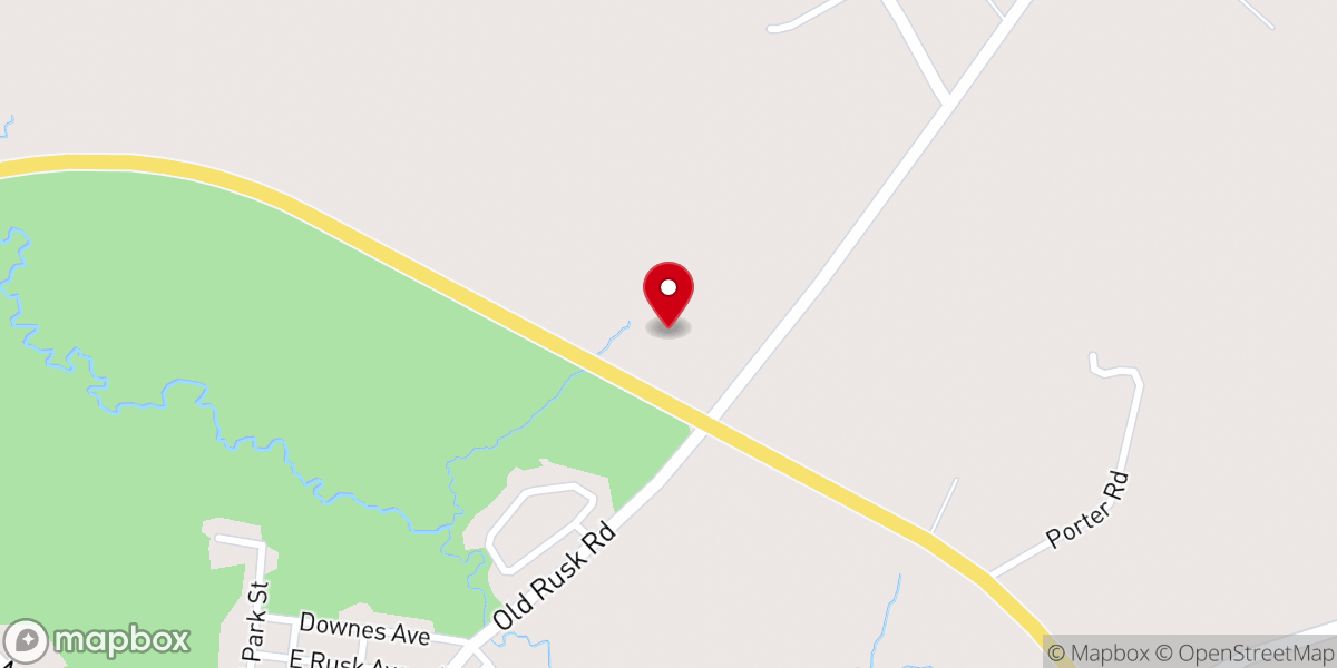 Map showing location of North Loop Missionary Baptist Church
