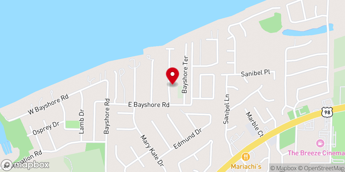Map showing location of Faith Racers Ministry
