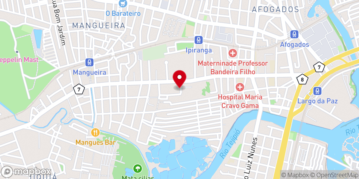 Map showing location of ICB Recife