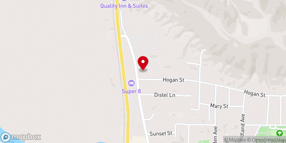 Map showing location of Valley United Methodist Church