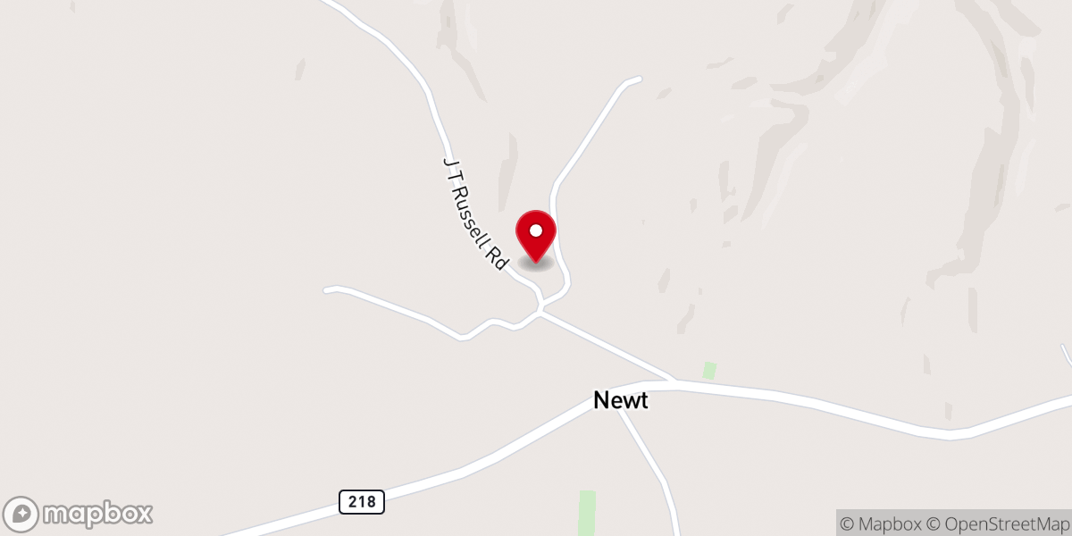Map showing location of Old Path Missionary Baptist Church