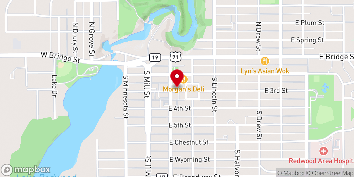 Map showing location of Cornerstone Christian Church