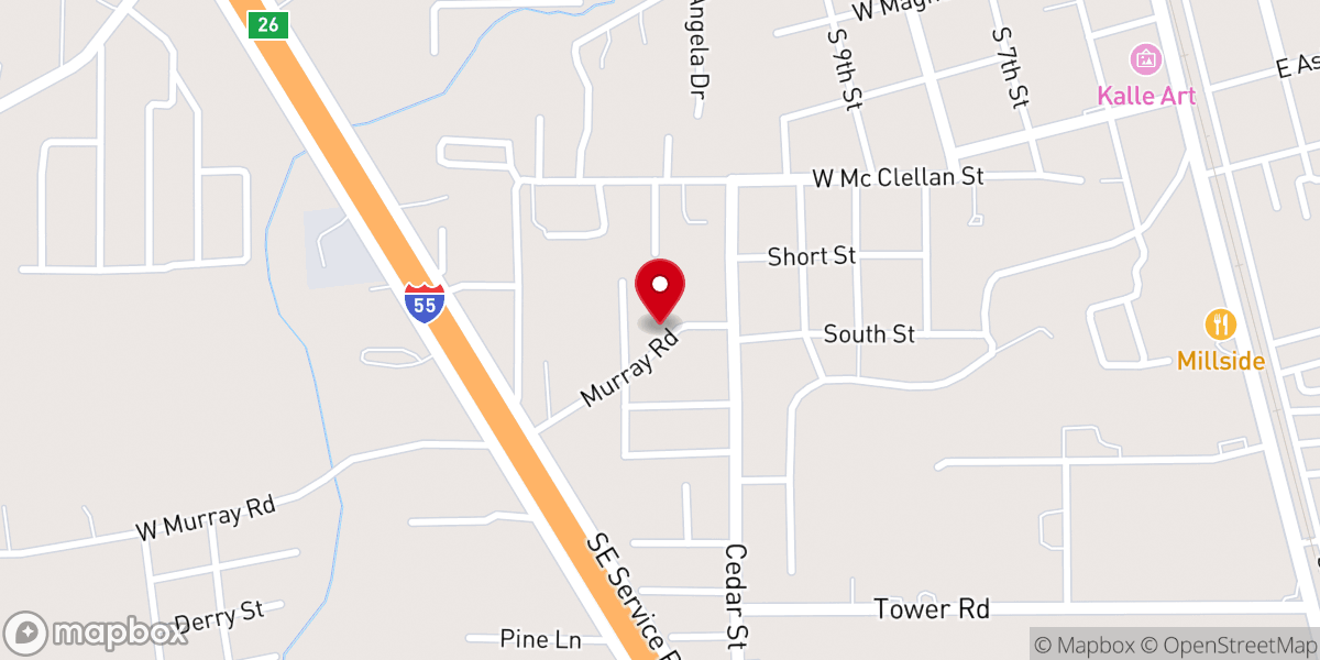 Map showing location of Greater Saint Joseph Missionary Baptist Church