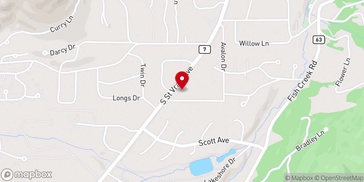 Map showing location of Estes Park Masonic Center