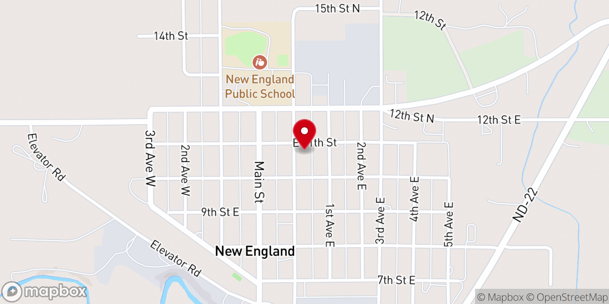 Map showing location of Our Redeemer Lutheran Church