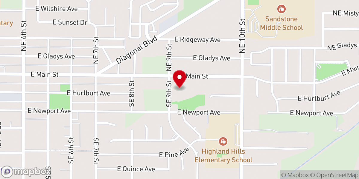 Map showing location of RollerInk