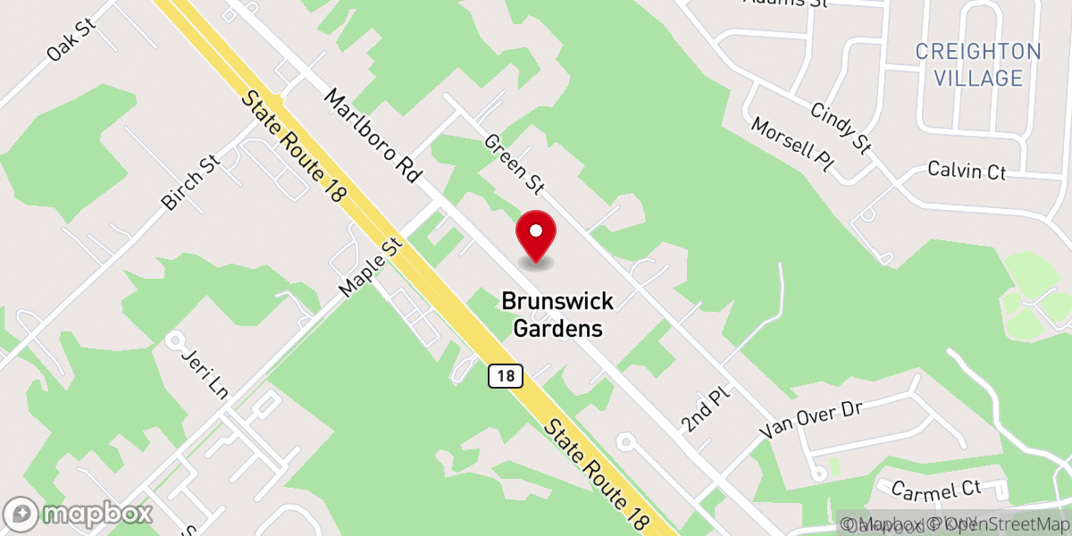 Map showing location of Union Bible Church