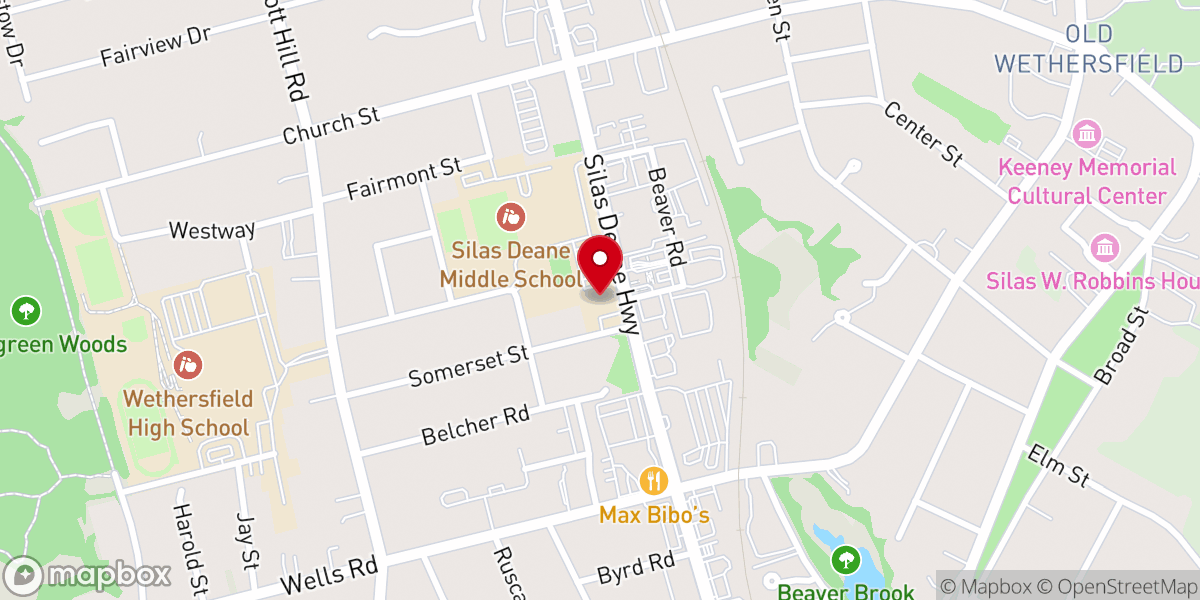 Map showing location of Christ The King Parish
