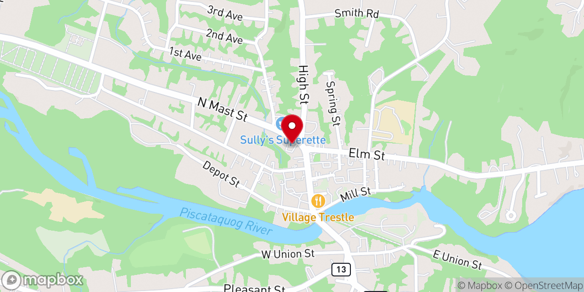 Map showing location of St. Matthew's Episcopal Church