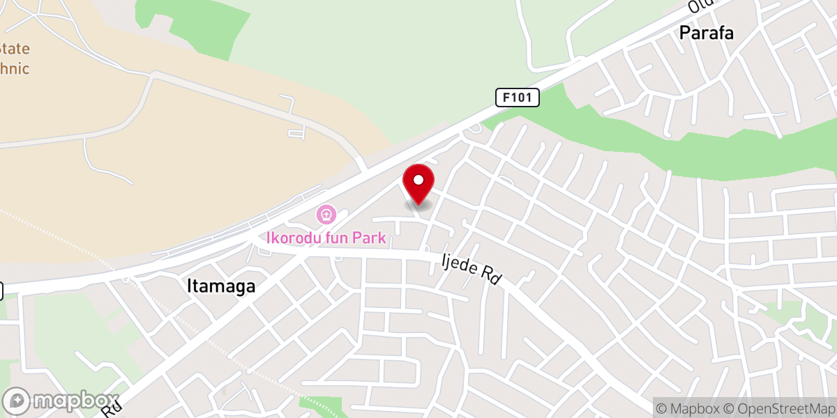 Map showing location of St Luke's Anglican Church, Oru,