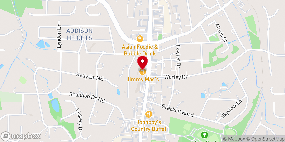 Map showing location of St. Andrew UMC