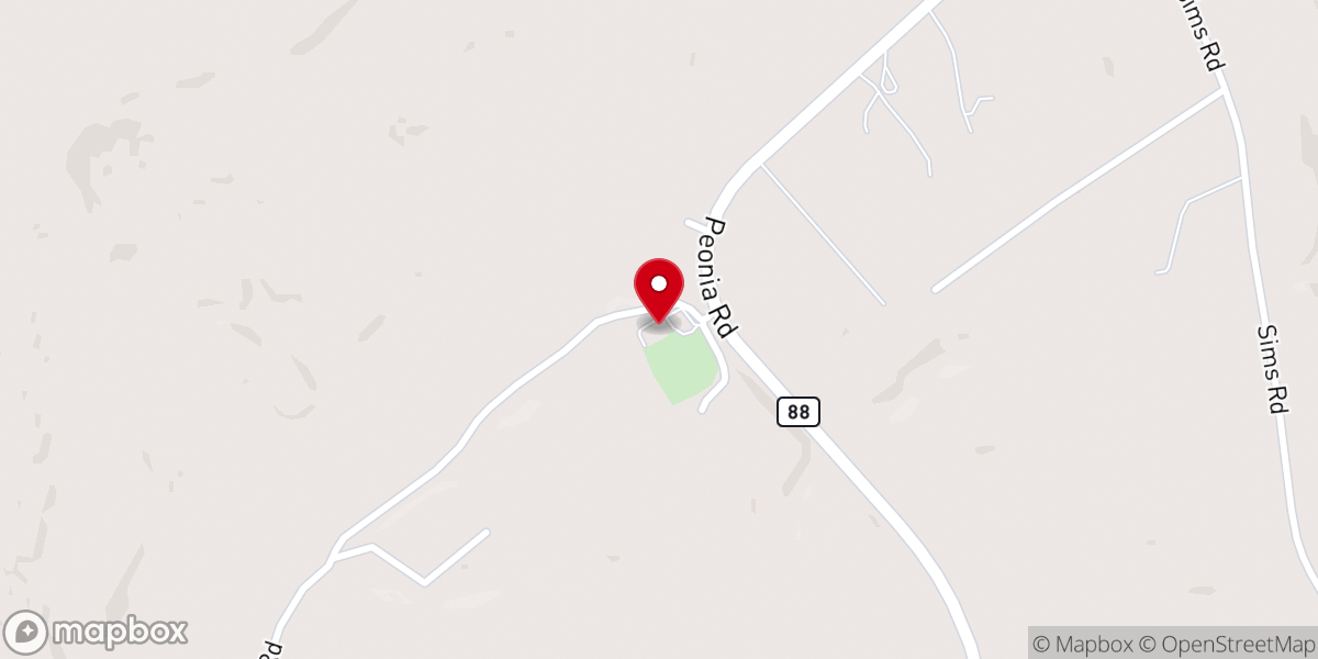 Map showing location of Saint Augustine Catholic Church