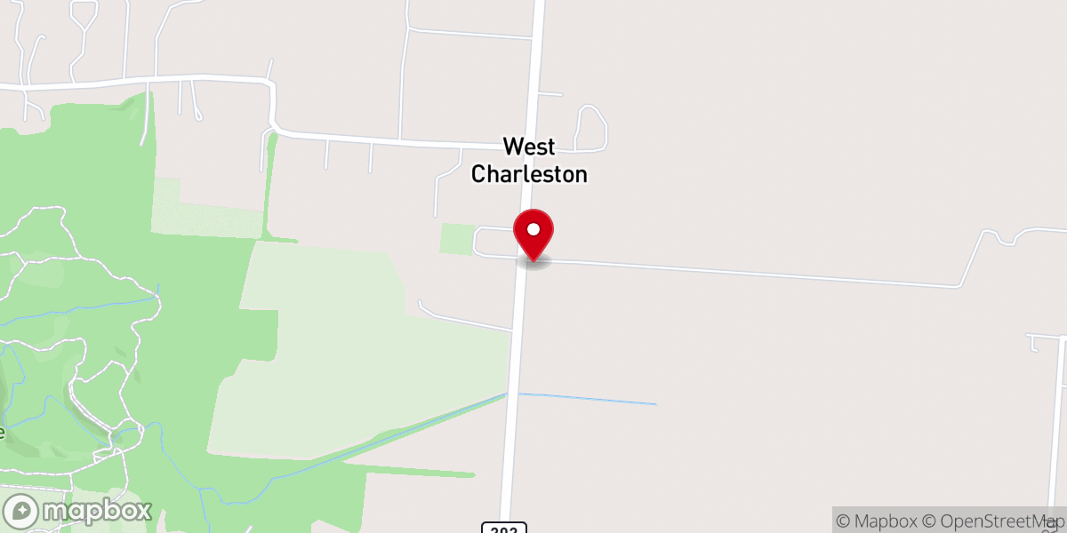 Map showing location of Miami Primitive Baptist Church
