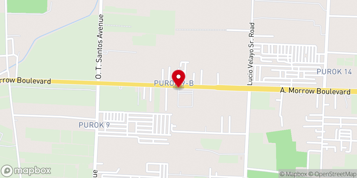 Map showing location of Sanctuary of Praise Baptist Church