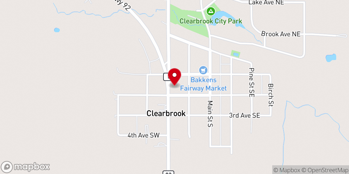 Map showing location of Good Shepherd Lutheran Church