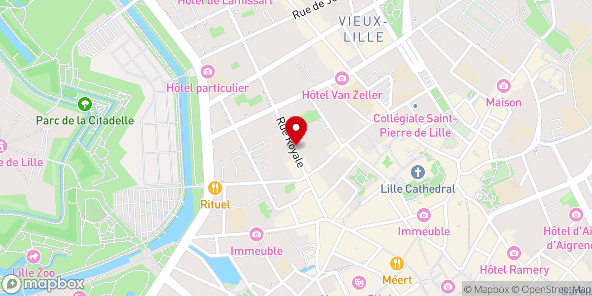 Map showing location of Religieuses du Sacré Cœur