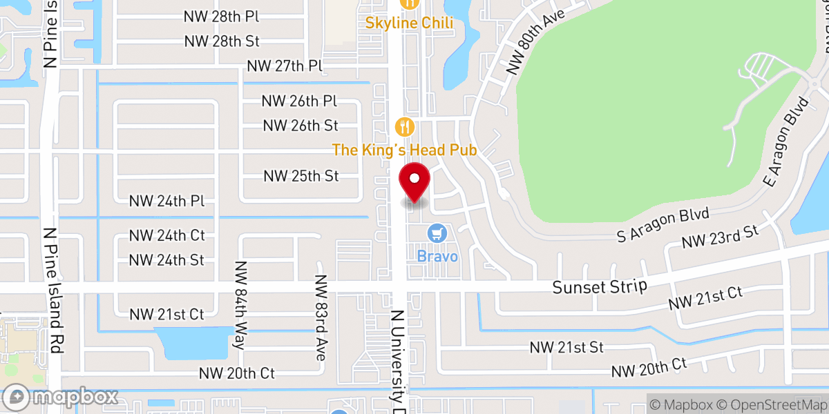 Map showing location of Rejoice Greatly Church - Miami, FL