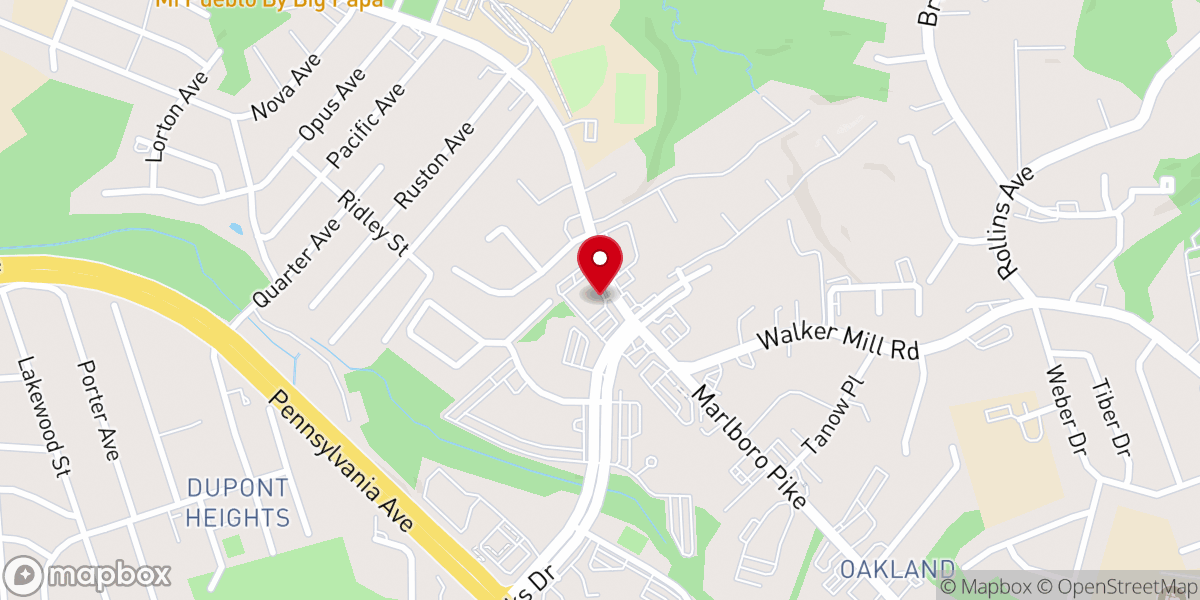 Map showing location of St.Matthews Baptist Church