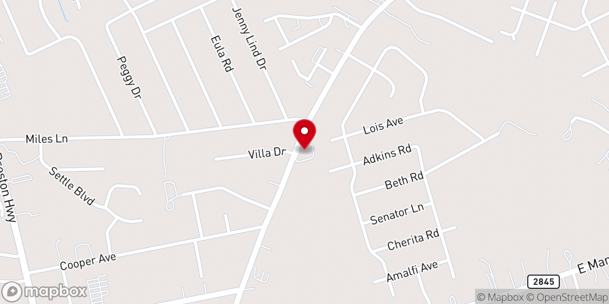 Map showing location of Messiah Trinity Church