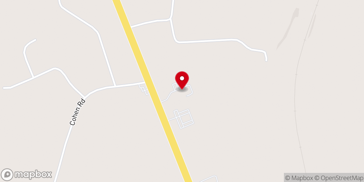 Map showing location of Rosemont Baptist Church