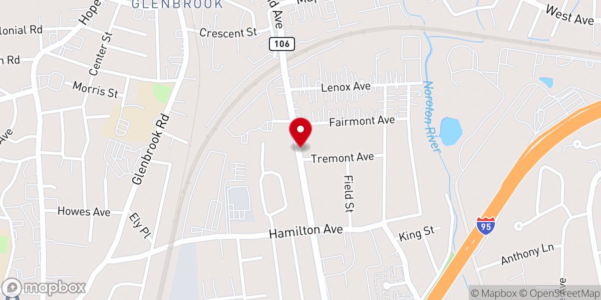 Map showing location of Grace Evangelical Free Church