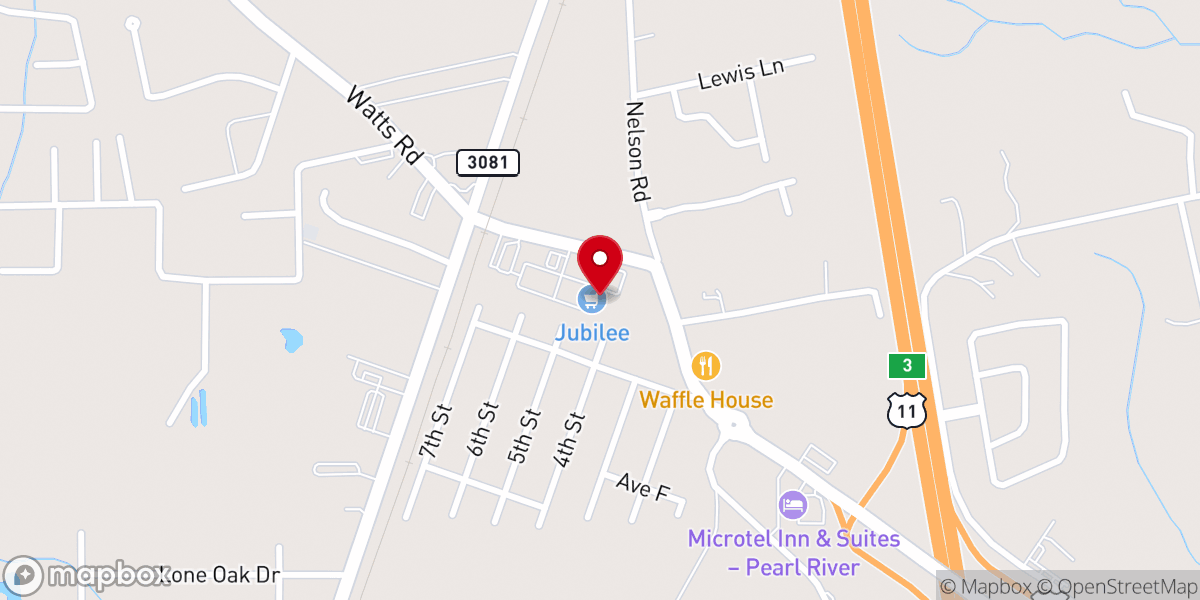 Map showing location of Jubilee Foods