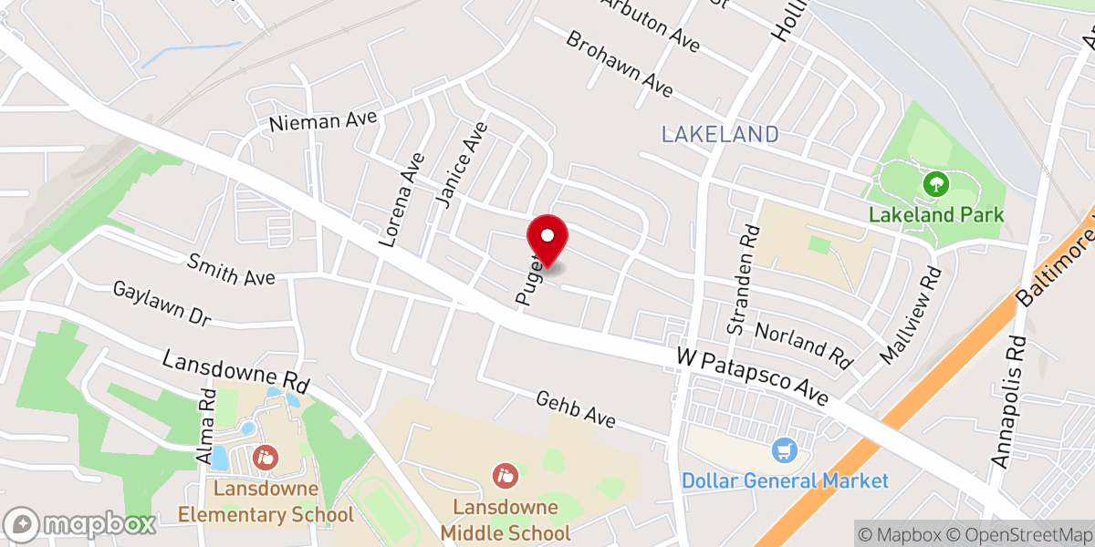 Map showing location of Ebenezer Outreach Ministries Inc