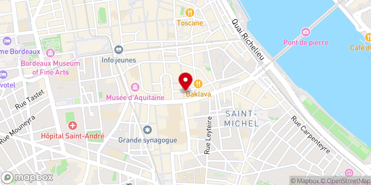 Map showing location of Église Saint-Éloi