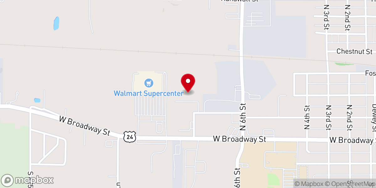 Map showing location of Faith Covenant Fellowship