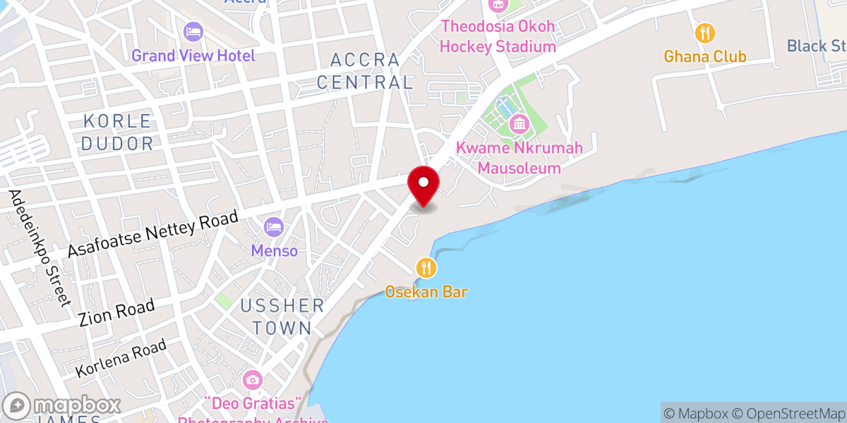 Map showing location of Anglican Church Car Park