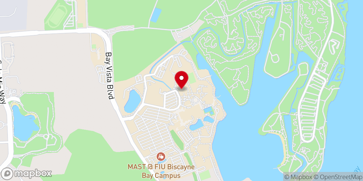 Map showing location of Metro Miami Church
