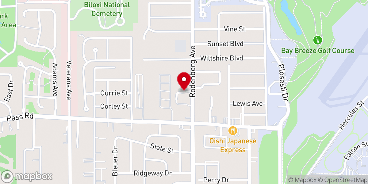 Map showing location of Oasis Of Faith