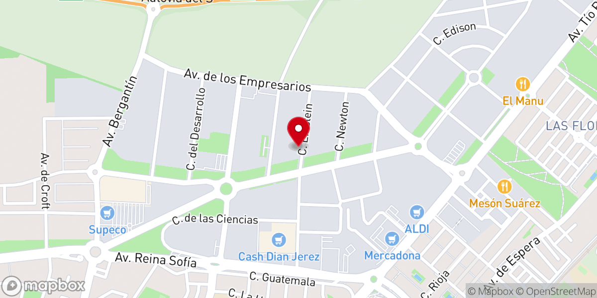 Map showing location of Centro Familiar Cristiano El Buen Pastor