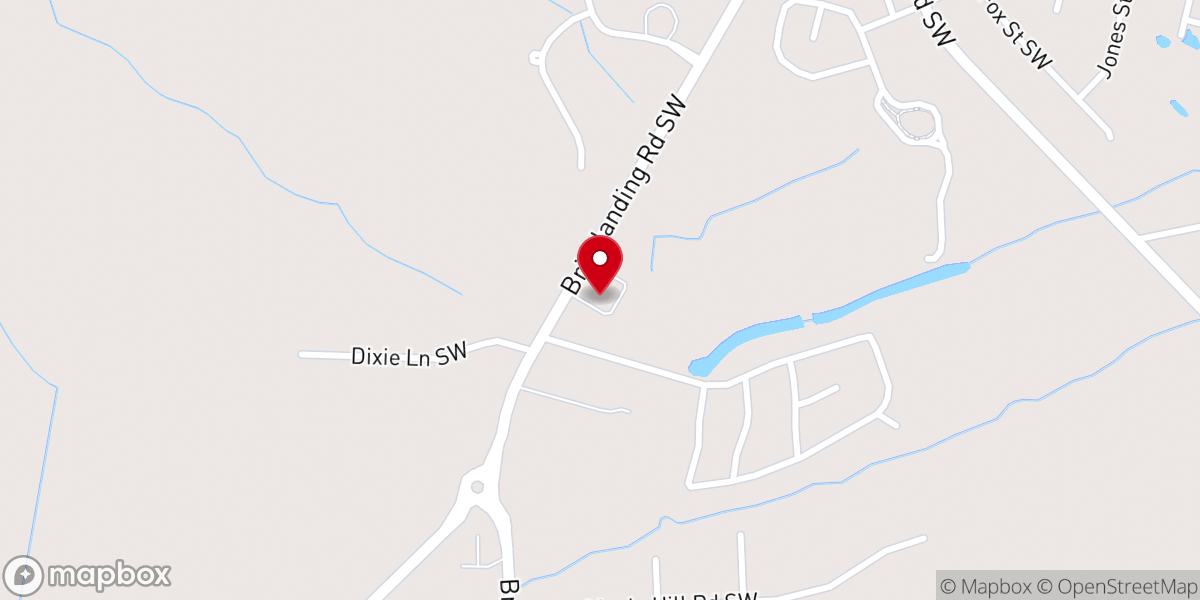 Map showing location of Pleasant Hill Missionary Baptist Church