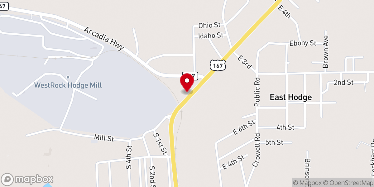Map showing location of New Raspberry Baptist Church