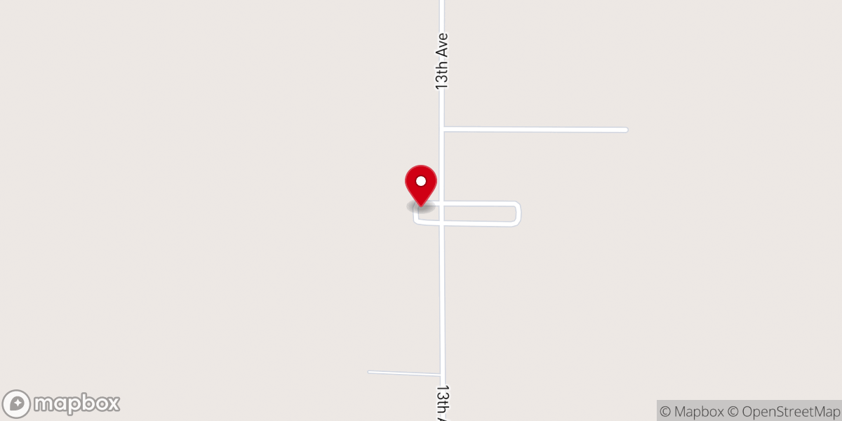 Map showing location of Hoffnungsay Church