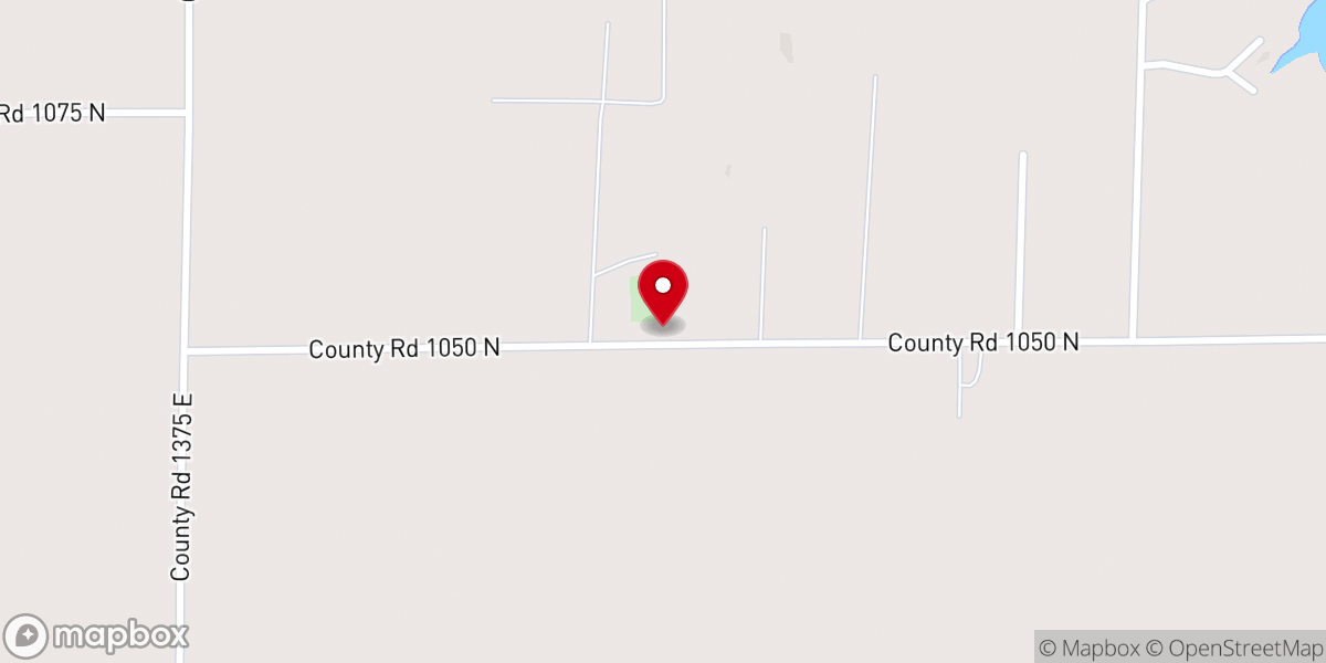 Map showing location of Dutch Prairie Mennonite Church