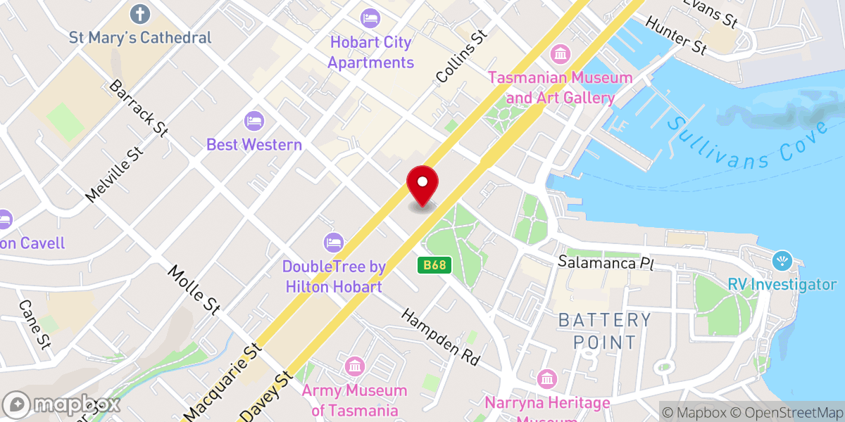 Map showing location of Congregational Church