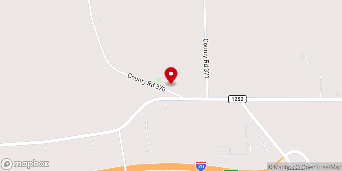 Map showing location of Oakdale Church of Christ